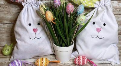 Personalised Easter Egg Hunt bags